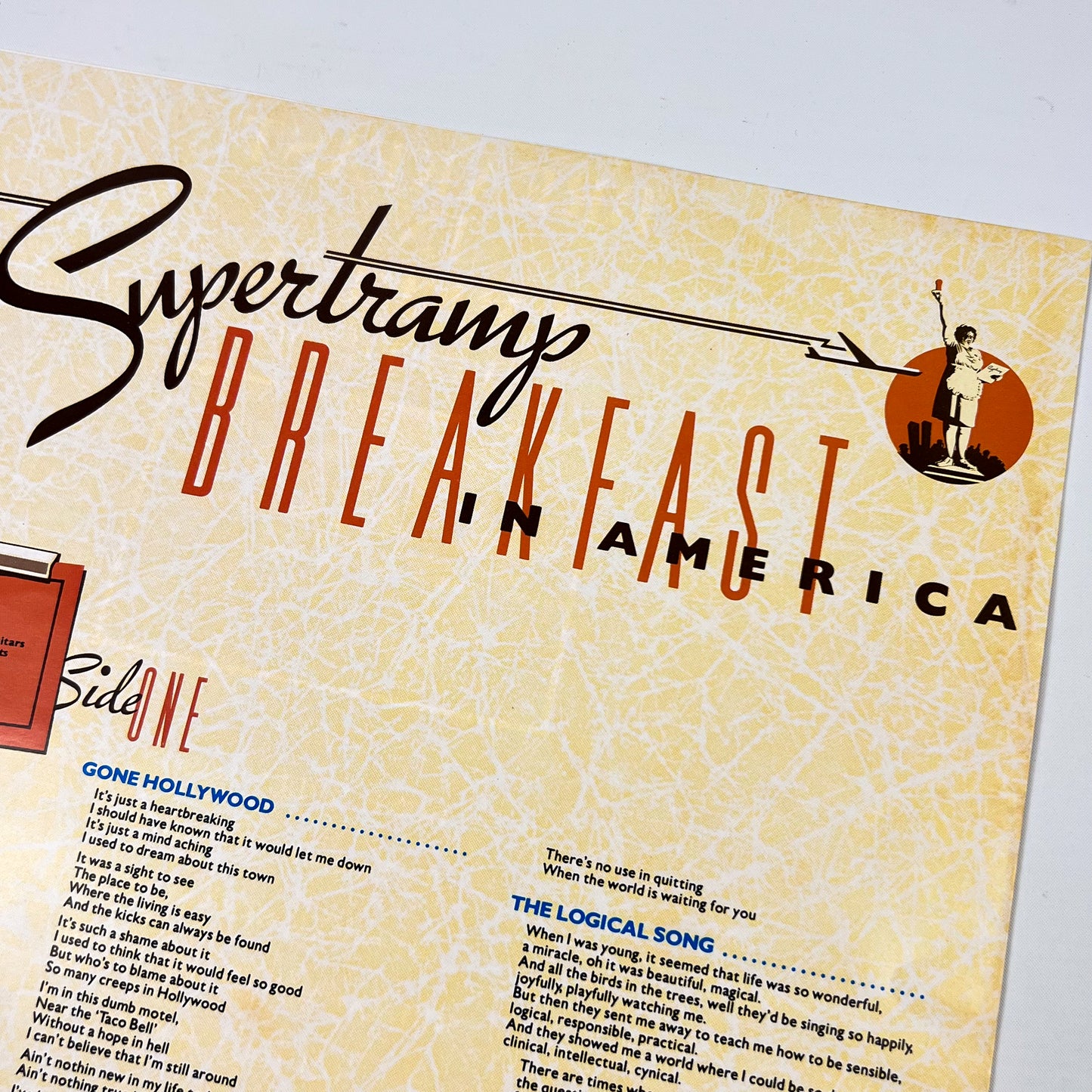 SUPERTRAMP – Breakfast In America 1st Japanese Edition – A&M AMP-6034 1979