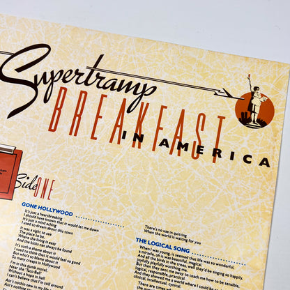 SUPERTRAMP – Breakfast In America 1st Japanese Edition – A&M AMP-6034 1979