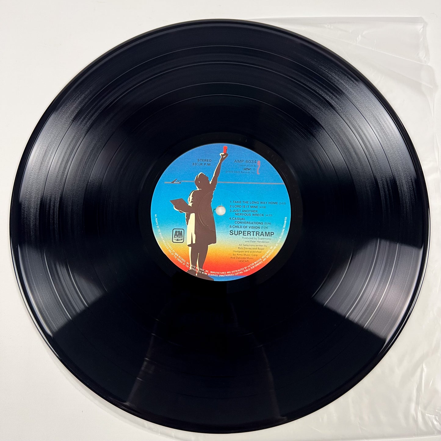 SUPERTRAMP – Breakfast In America 1st Japanese Edition – A&M AMP-6034 1979