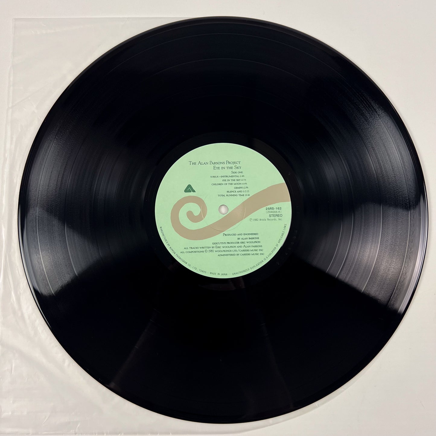 THE ALAN PARSONS PROJECT – Eye In The Sky 1st Japanese Edition - Arista 25RS-162 1982