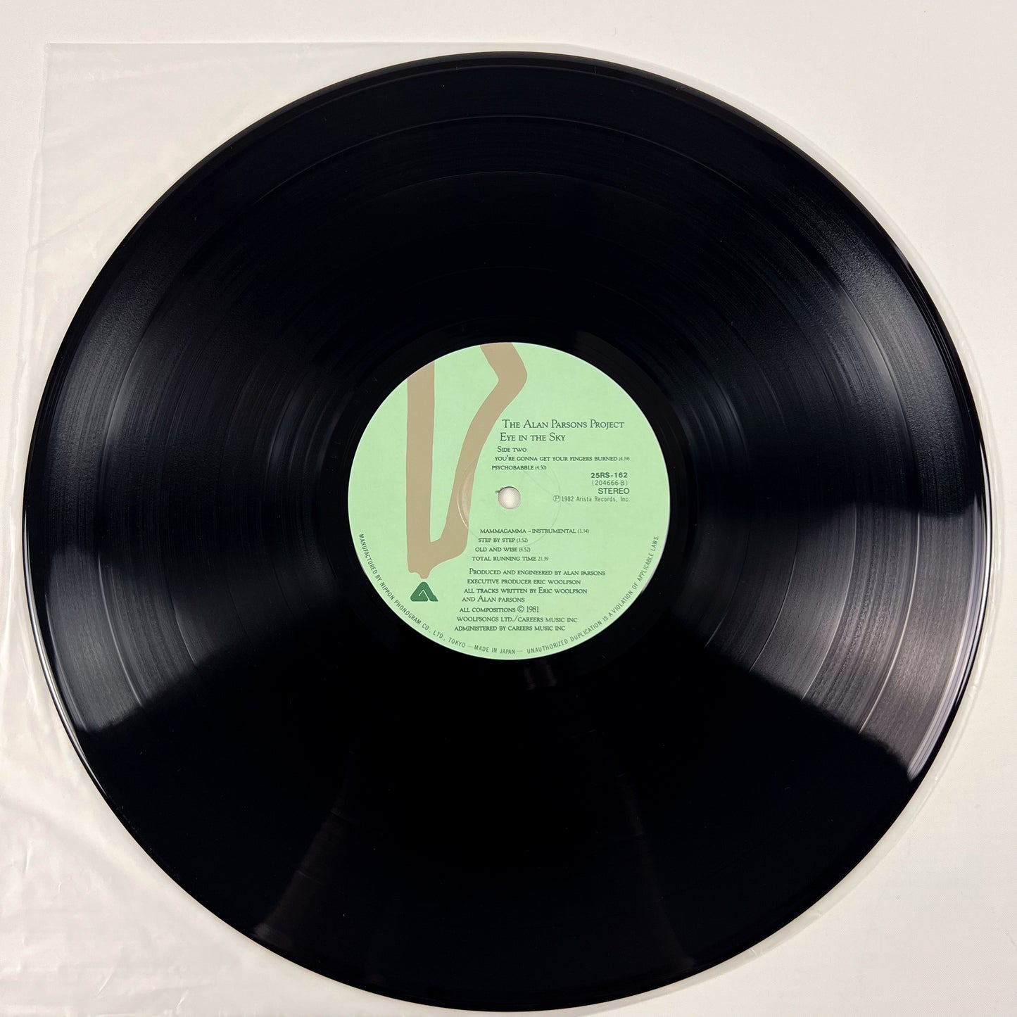 THE ALAN PARSONS PROJECT – Eye In The Sky 1st Japanese Edition - Arista 25RS-162 1982