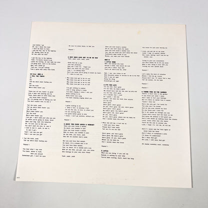 DEREK AND THE DOMINOS – Layla And Other Assorted Love Songs 2LP Japanese pressing - RSO/Polydor MW 9067/8 1975