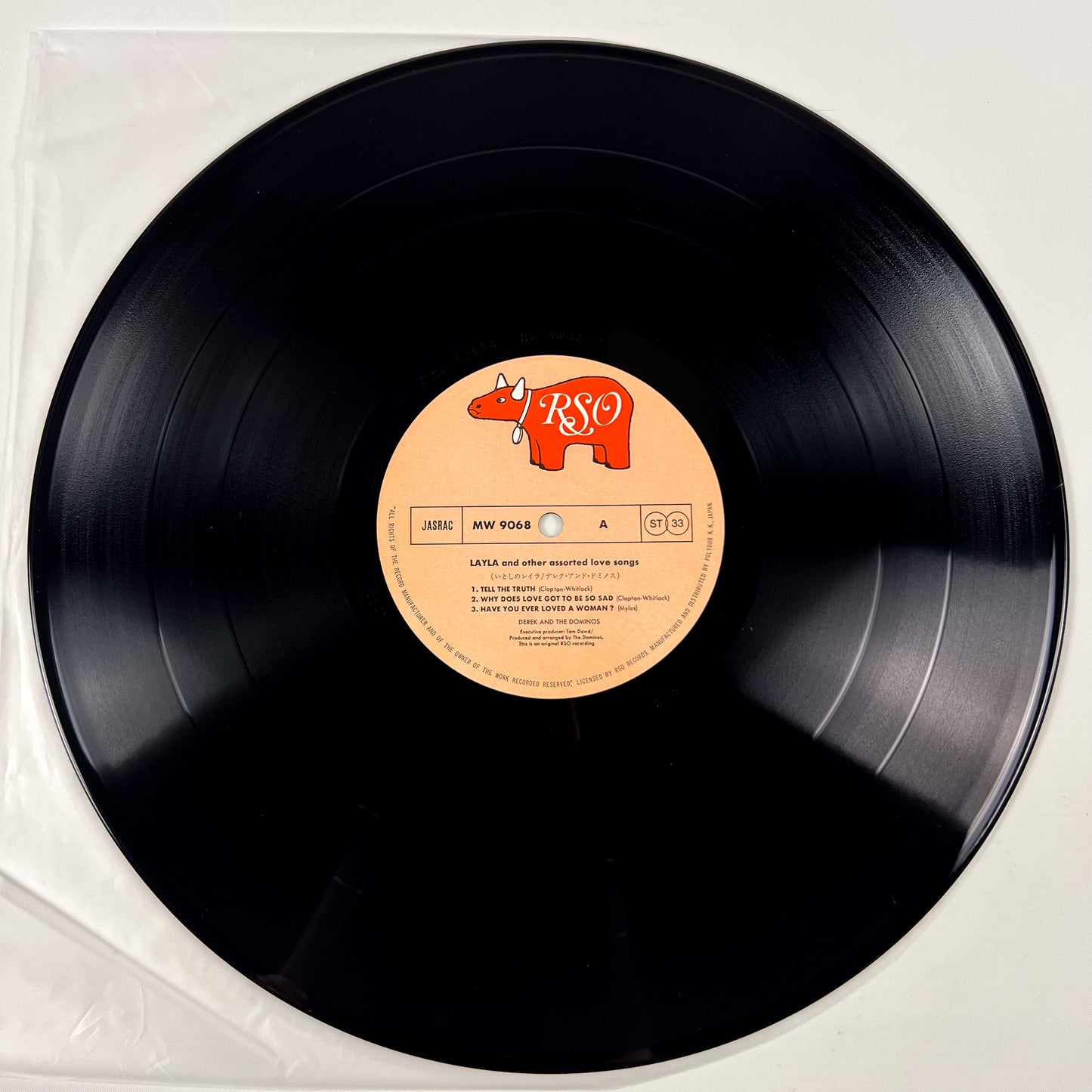 DEREK AND THE DOMINOS – Layla And Other Assorted Love Songs 2LP Japanese pressing - RSO/Polydor MW 9067/8 1975