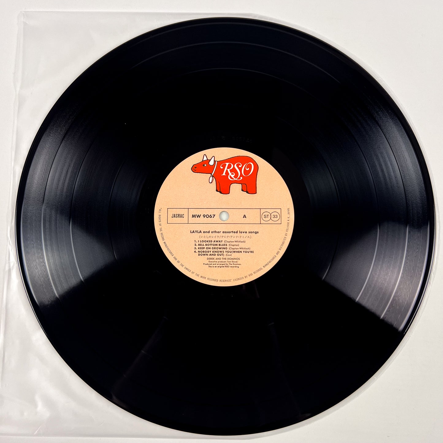 DEREK AND THE DOMINOS – Layla And Other Assorted Love Songs 2LP Japanese pressing - RSO/Polydor MW 9067/8 1975