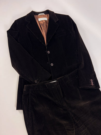 Completo Max Mara in velluto a coste vintage