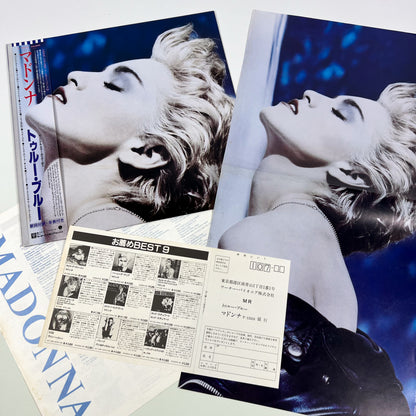 MADONNA – True Blue 1ª Edizione Giapponese - Warner/Pioneer P-13310 1986 - POSTER