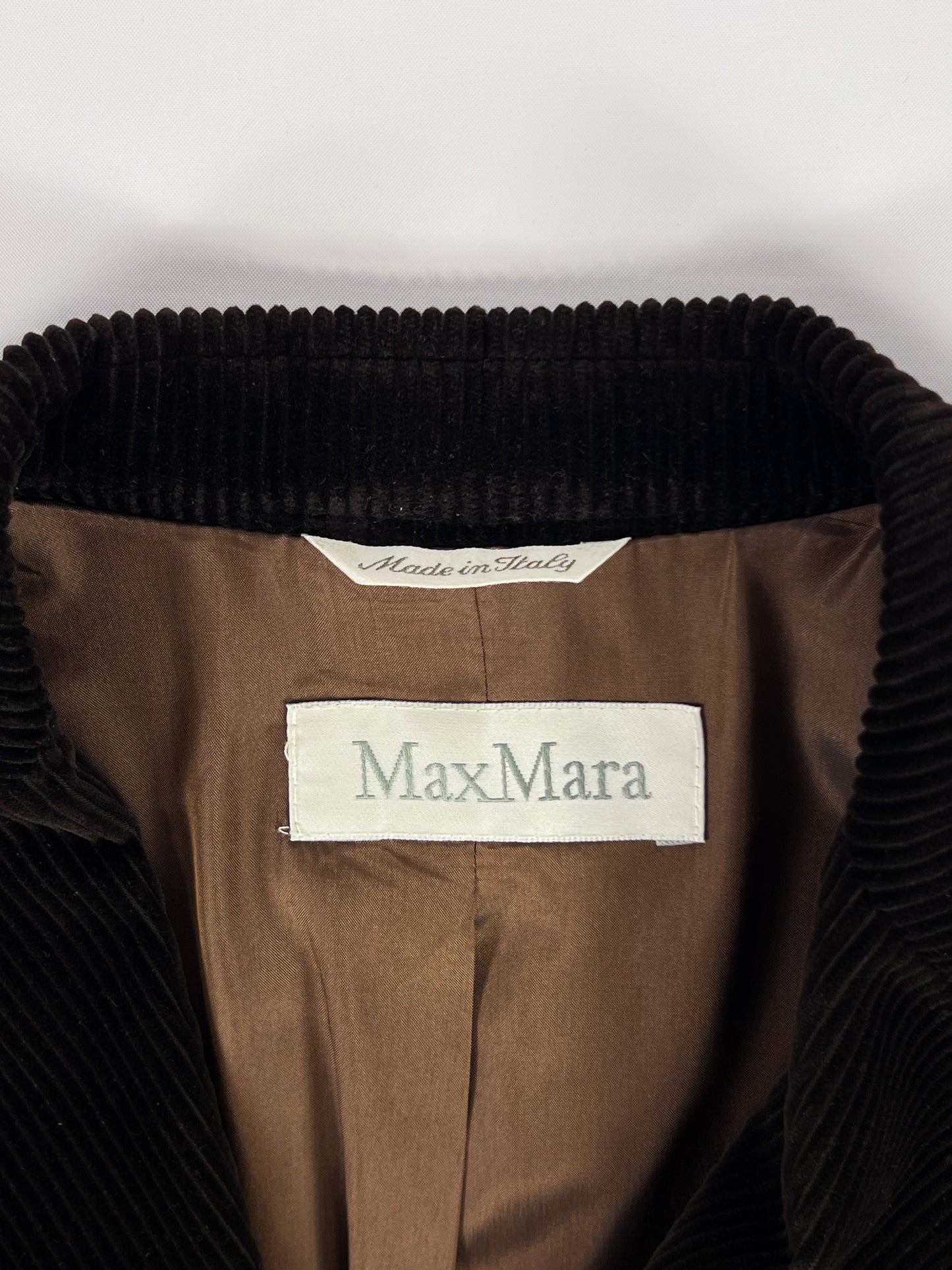 Completo Max Mara in velluto a coste vintage