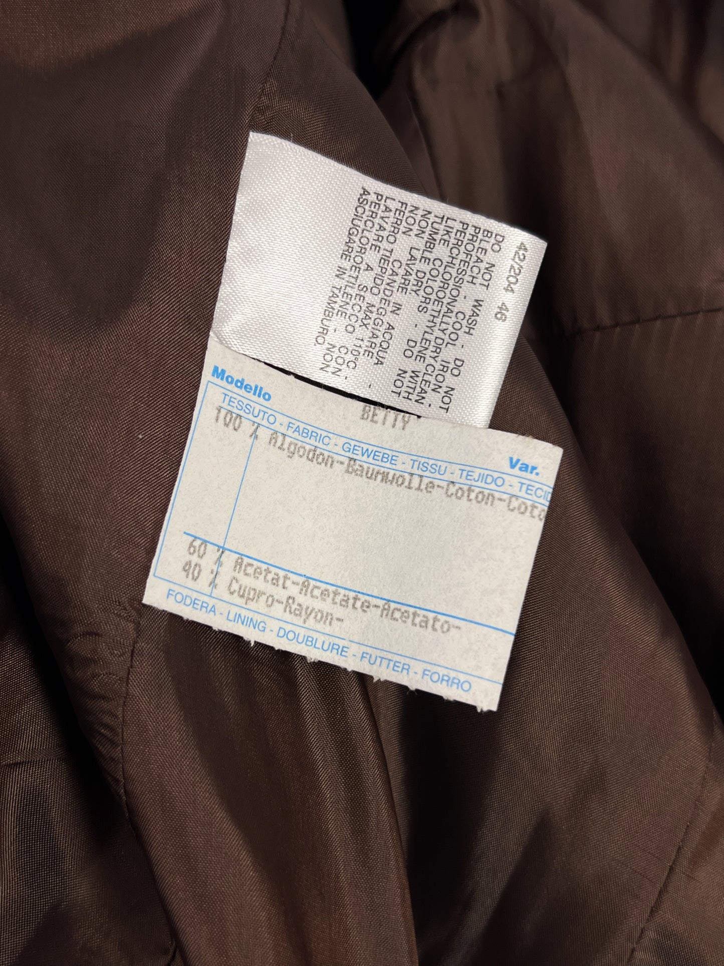 Completo Max Mara in velluto a coste vintage