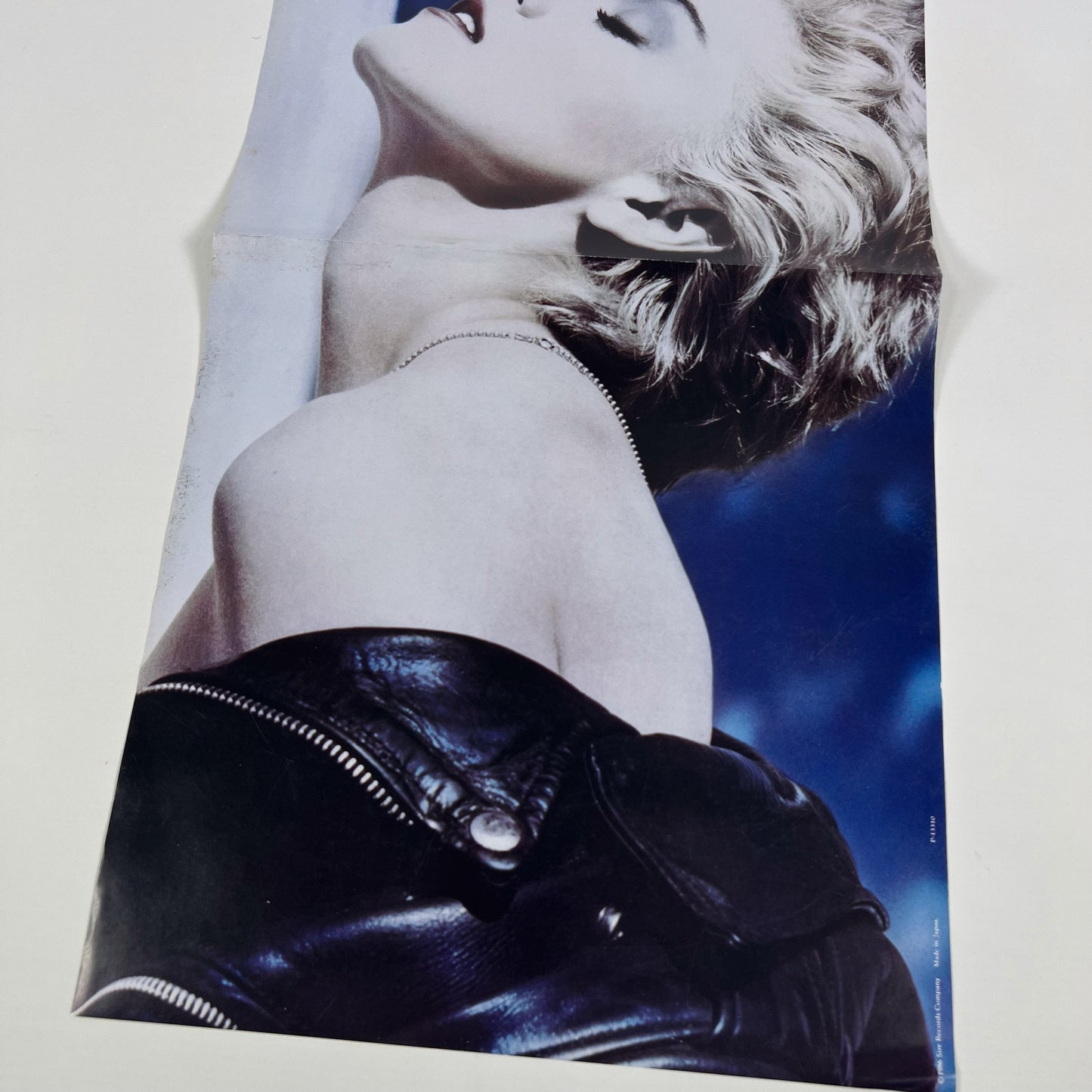 MADONNA – True Blue 1ª Edizione Giapponese - Warner/Pioneer P-13310 1986 - POSTER