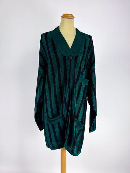 Cardigan a righe anni '70