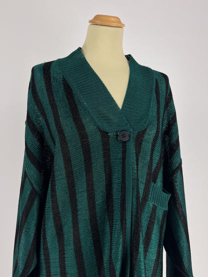 Cardigan a righe anni '70
