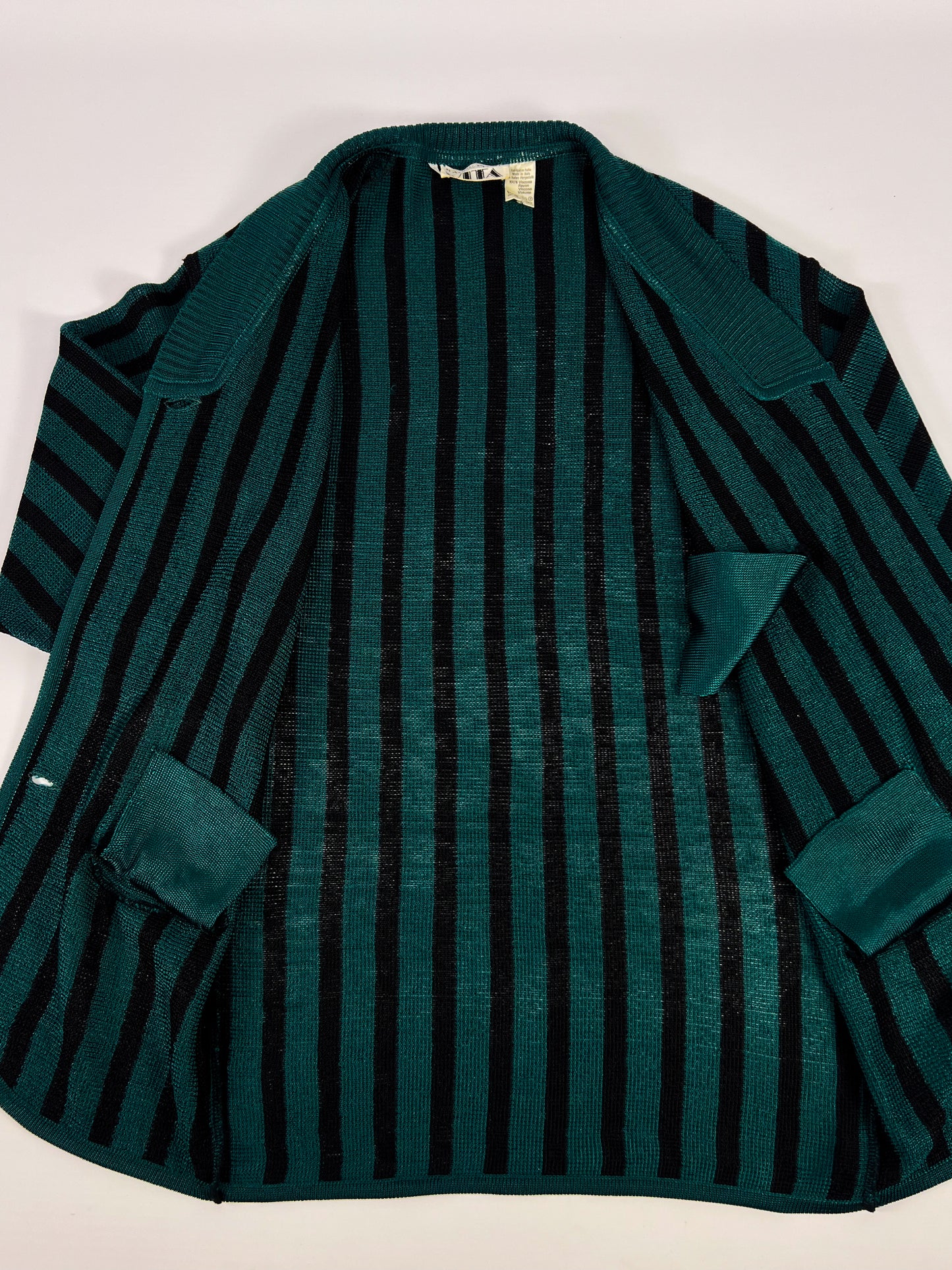 Cardigan a righe anni '70