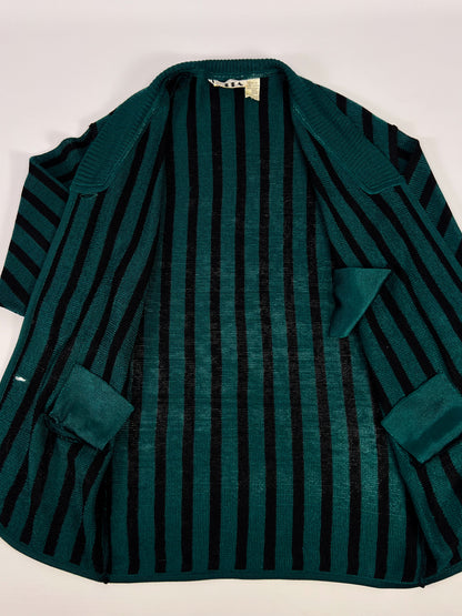 Cardigan a righe anni '70