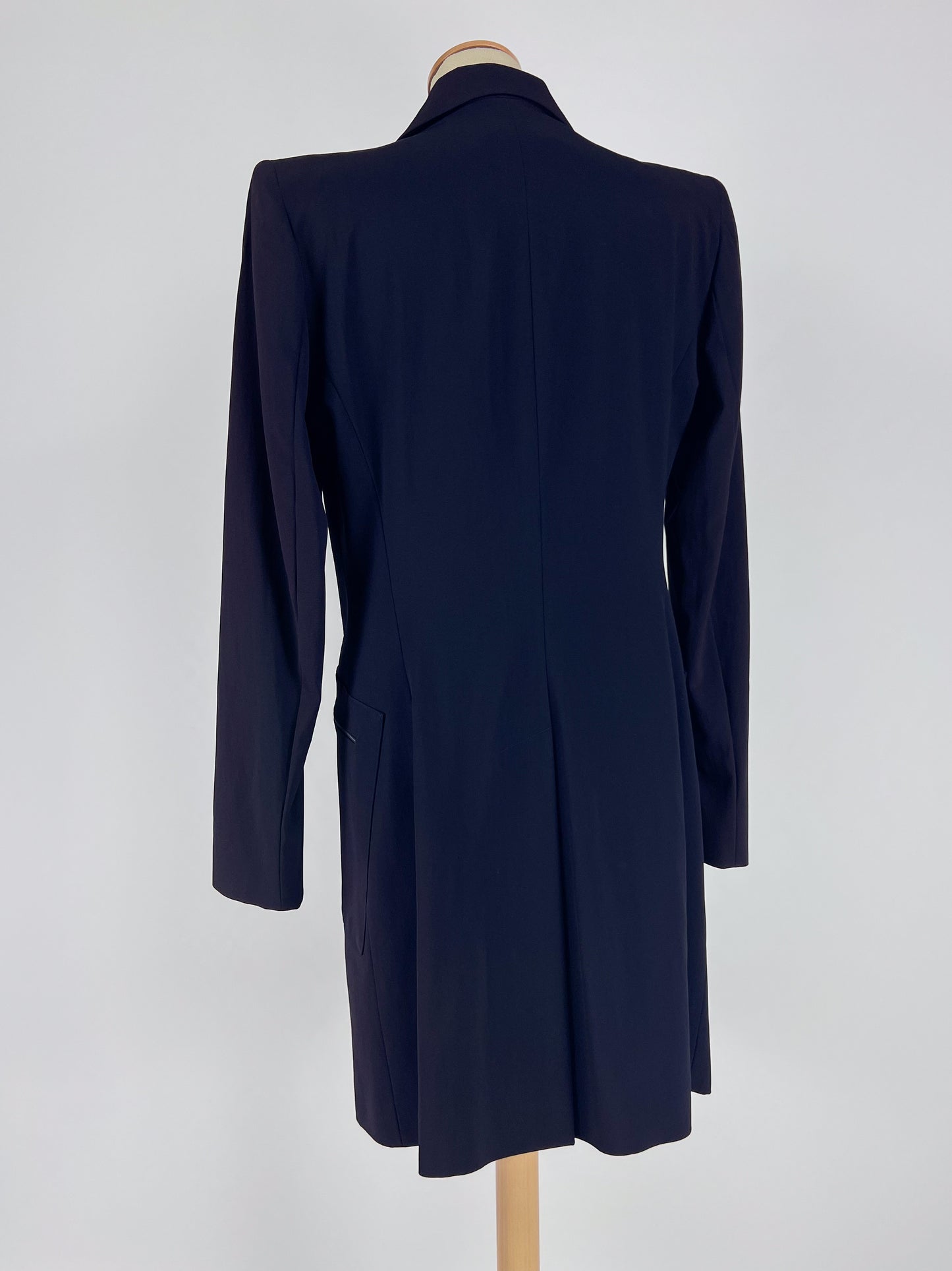 Cappotto Trussardi blu navy vintage