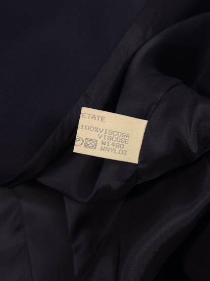 Cappotto Trussardi blu navy vintage