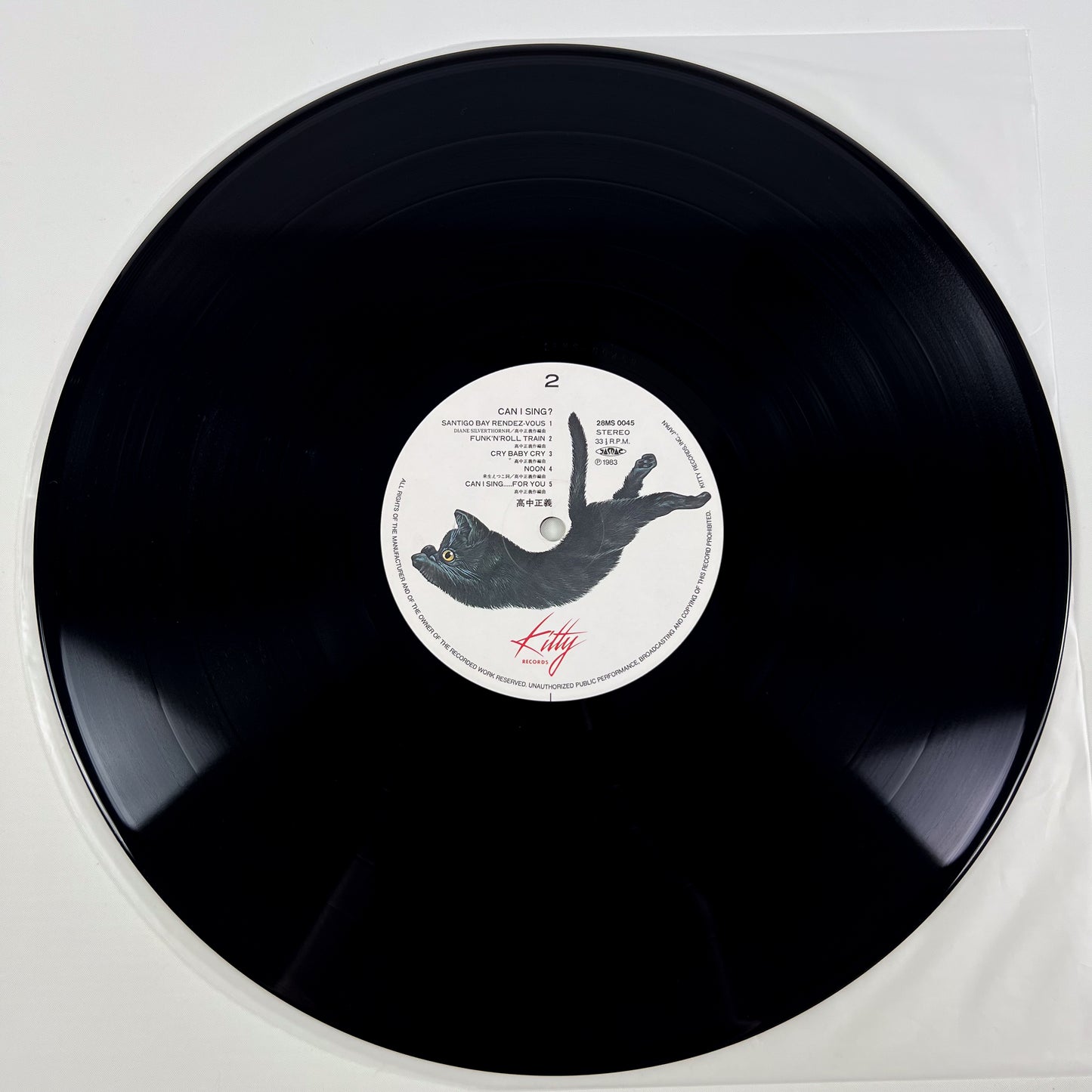 MASAYOSHI TAKANAKA – Can I Sing? 1ère édition japonaise - Kitty 28MS-0045 1983