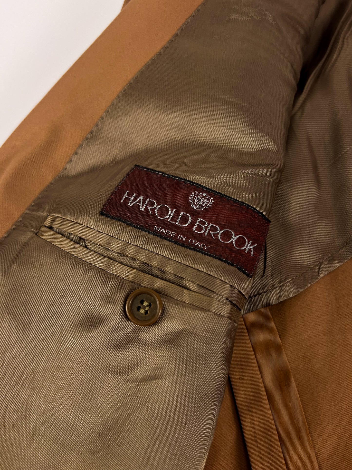 Giacca Harold Brook in Cotone tabacco vintage