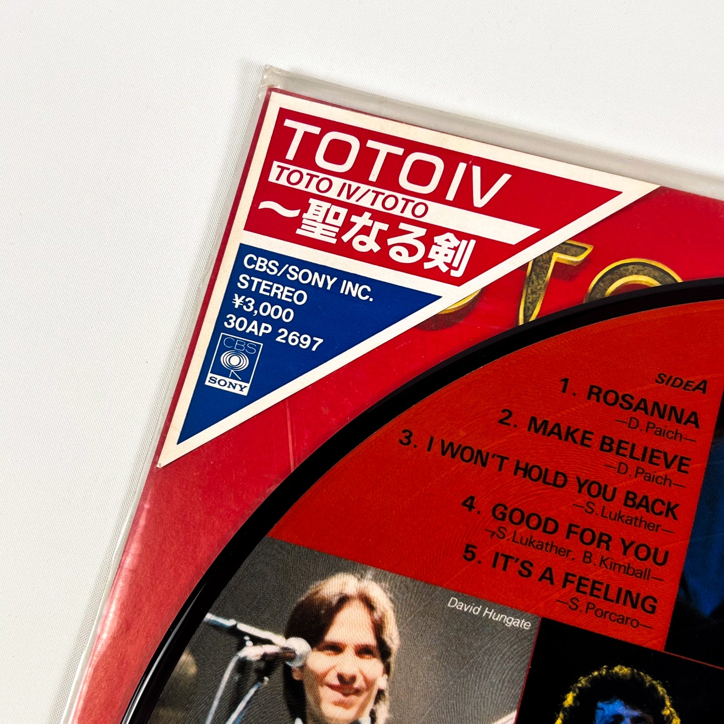 TOTO – Toto IV Picture Disc Esclusiva Giapponese - CBS/Sony 30AP2697 1983