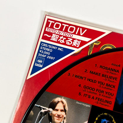 TOTO – Toto IV Picture Disc Exclusivité Japonaise - CBS/Sony 30AP2697 1983