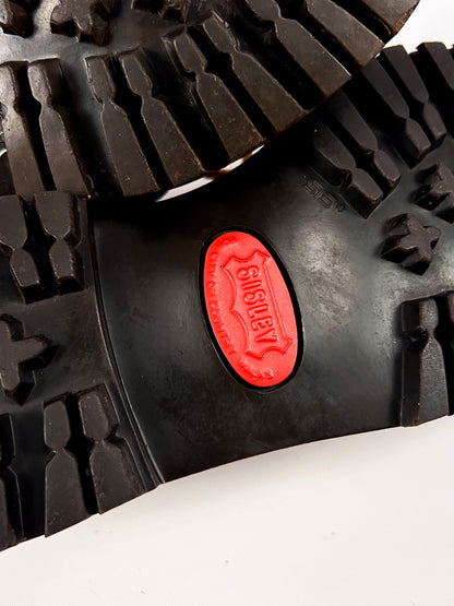 Scarpe Sisley in Pelle anni '80