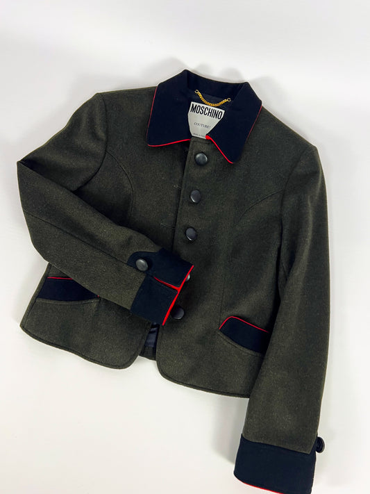 Blazer Moschino Couture in Lana