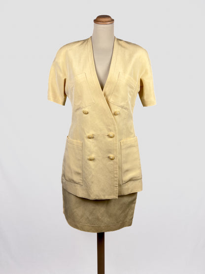 Tailleur Fendi 365 in Lino e Seta vintage