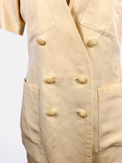 Tailleur Fendi 365 in Lino e Seta vintage