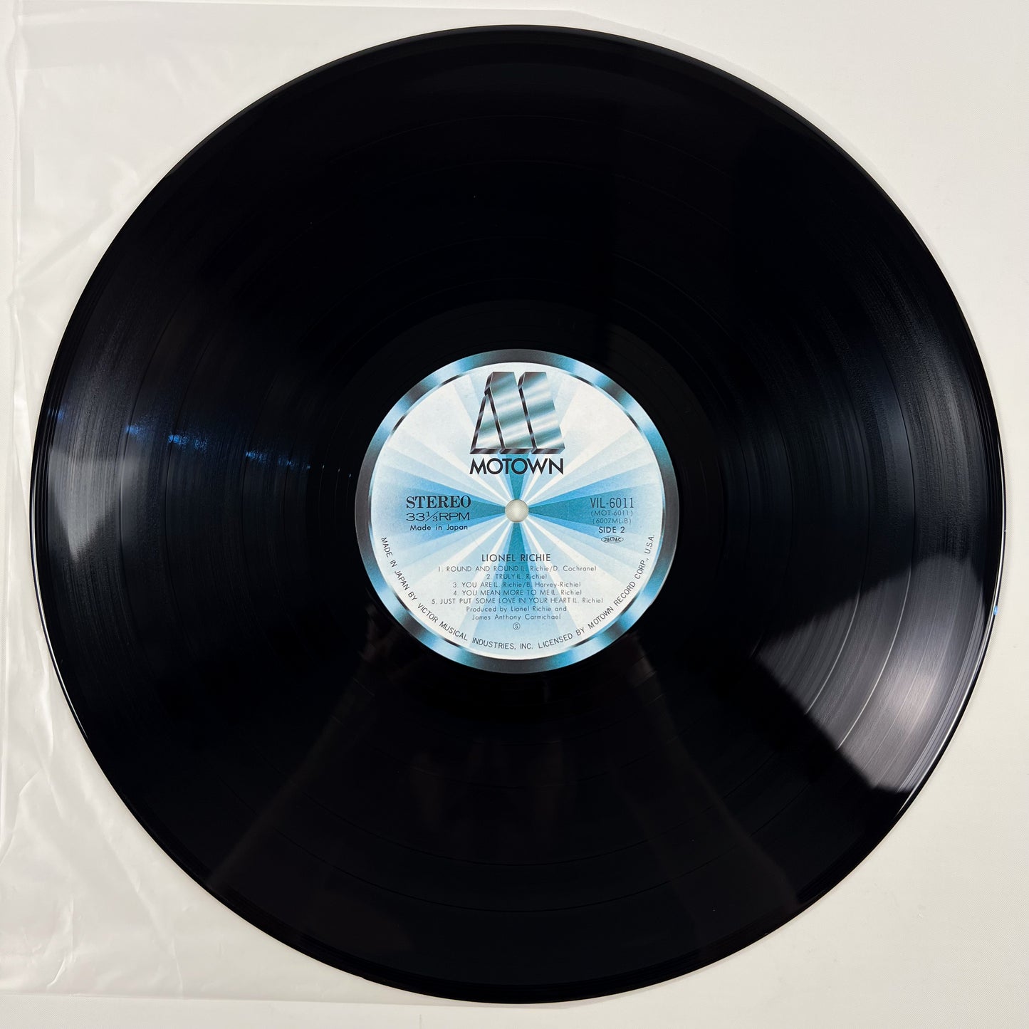 LIONEL RICHIE – Lionel Richie 1ª Edizione Giapponese - Motown VIL-6011 1982