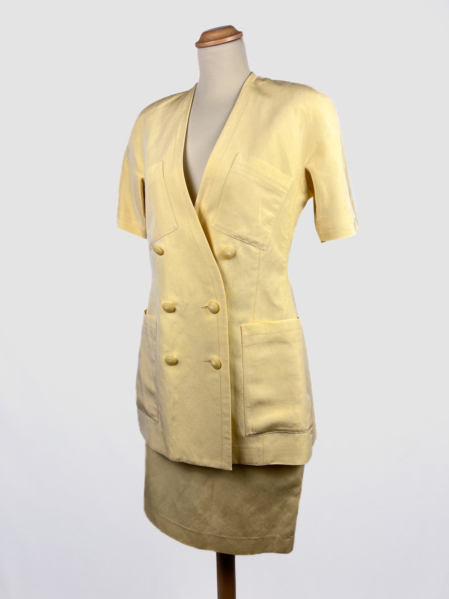 Tailleur Fendi 365 in Lino e Seta vintage