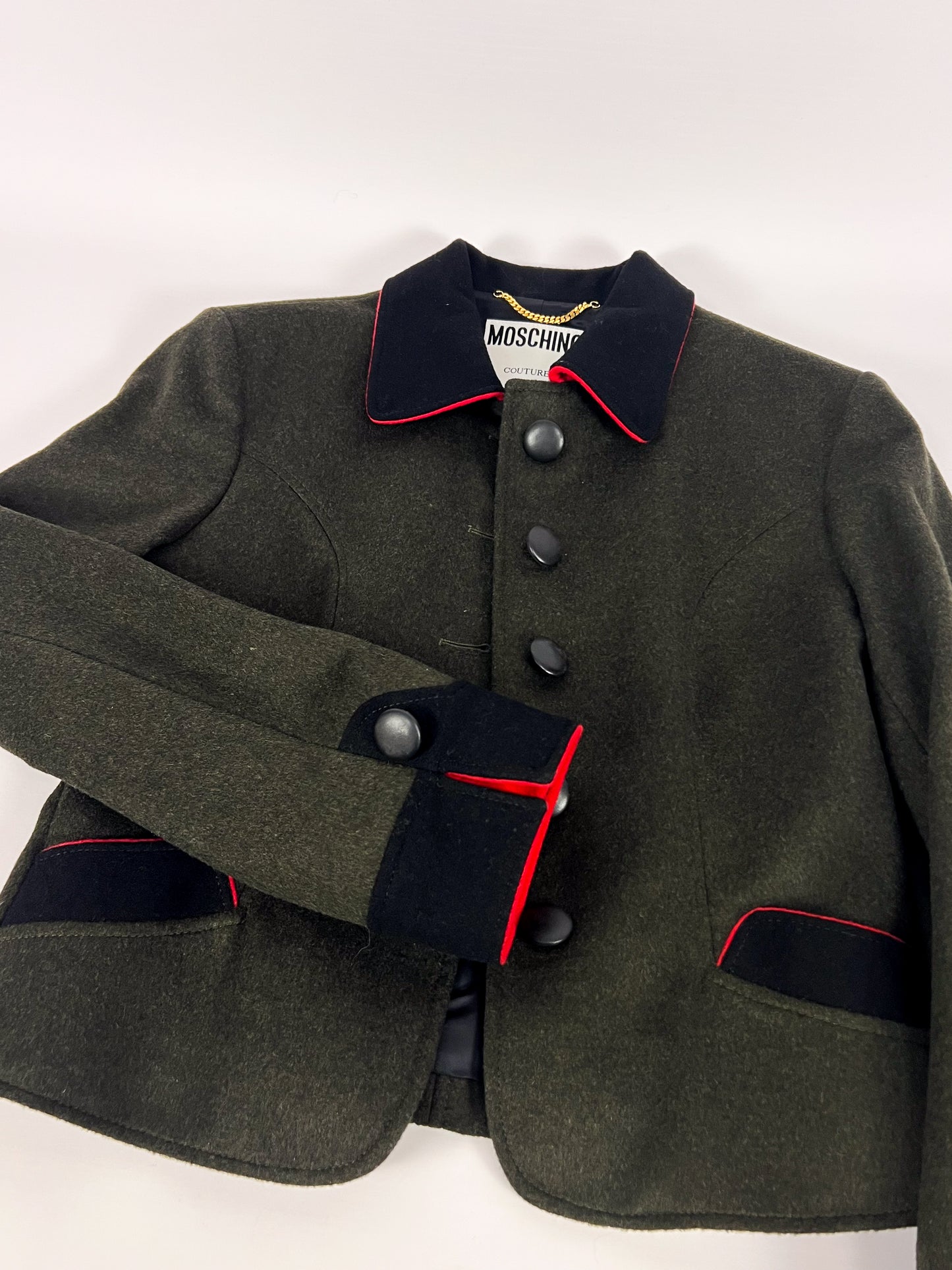 Blazer Moschino Couture in Lana