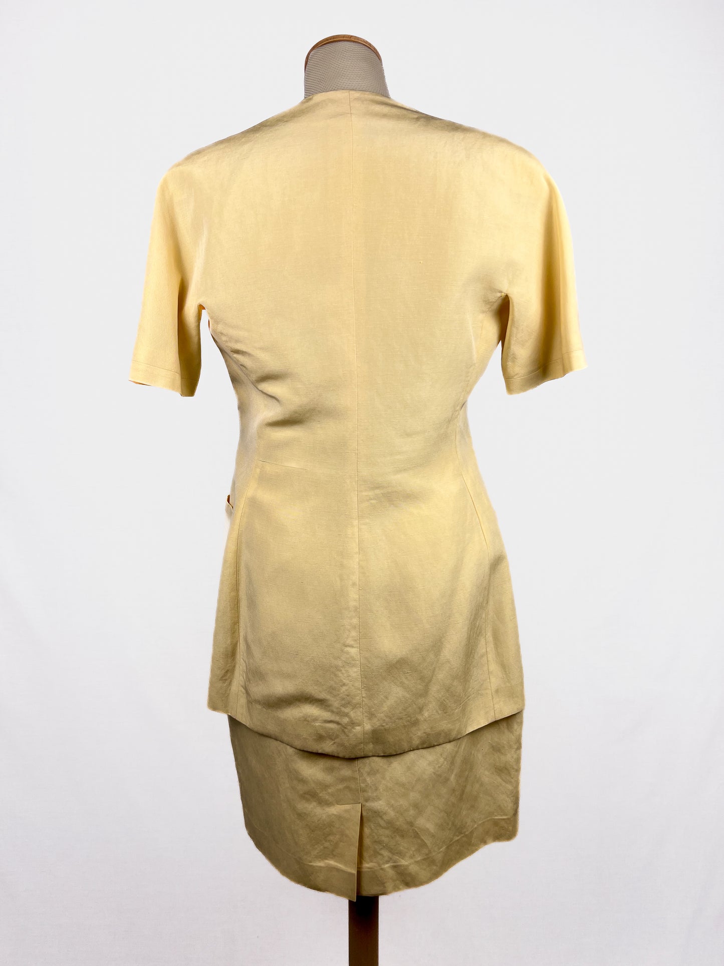 Tailleur Fendi 365 in Lino e Seta vintage