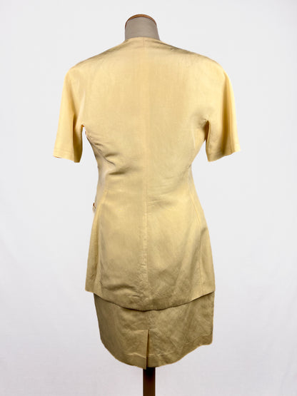 Tailleur Fendi 365 in Lino e Seta vintage