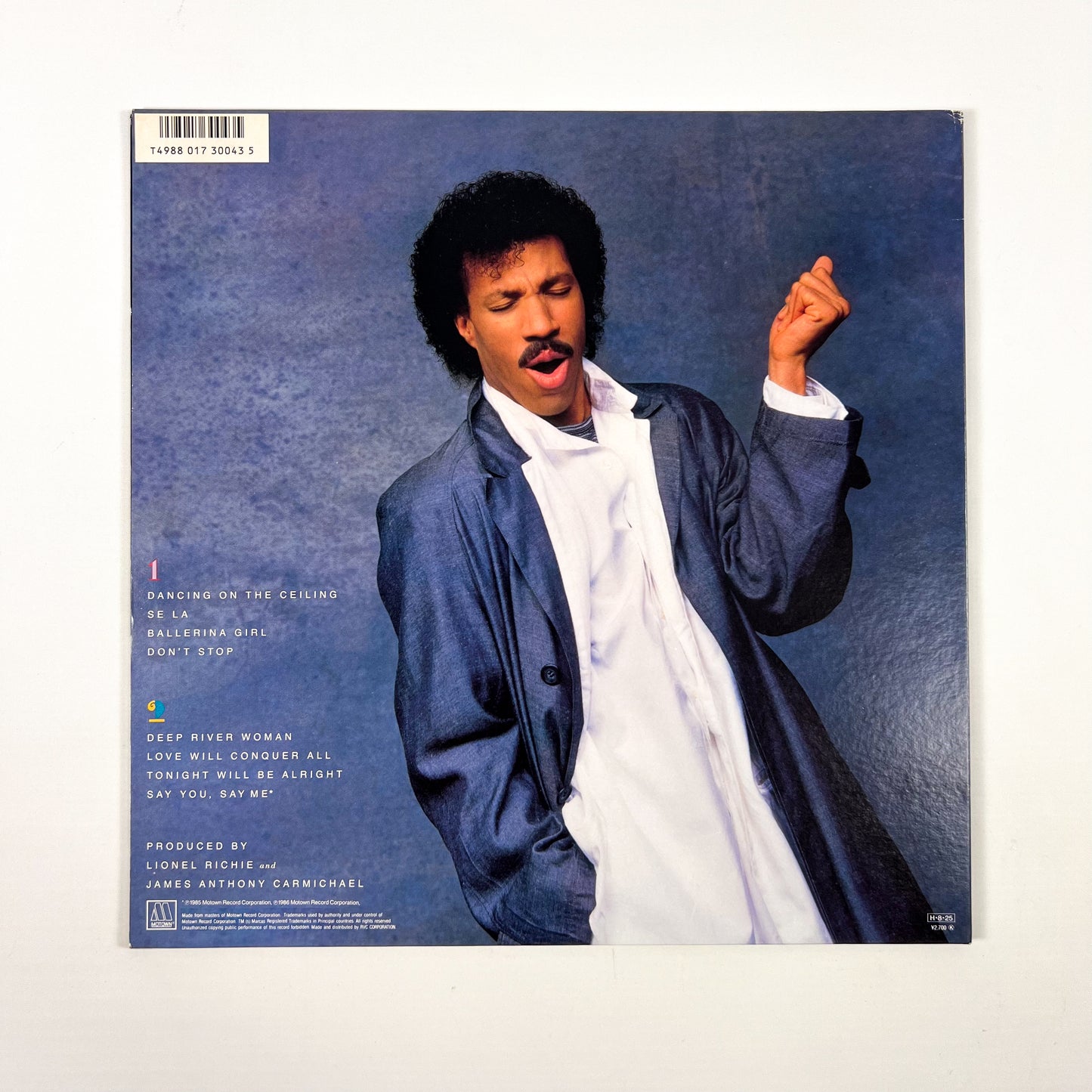 LIONEL RICHIE – Dancing On The Ceiling 1re édition japonaise - Motown RMTL-8005 1986