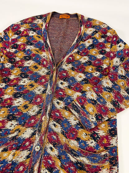 Cardigan Missoni Floreale anni '80