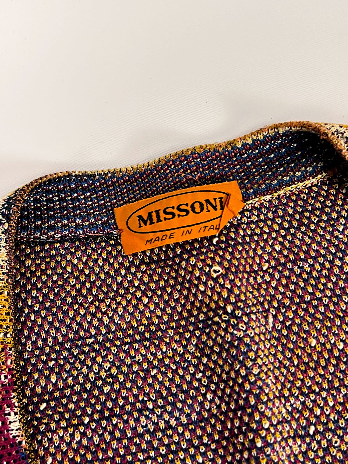 Cardigan Missoni Floreale anni '80