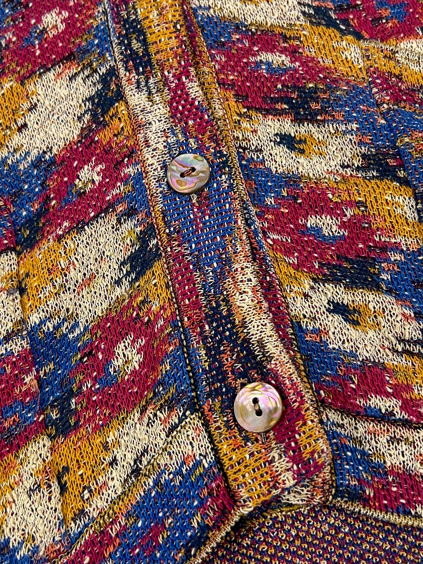 Cardigan Missoni Floreale anni '80