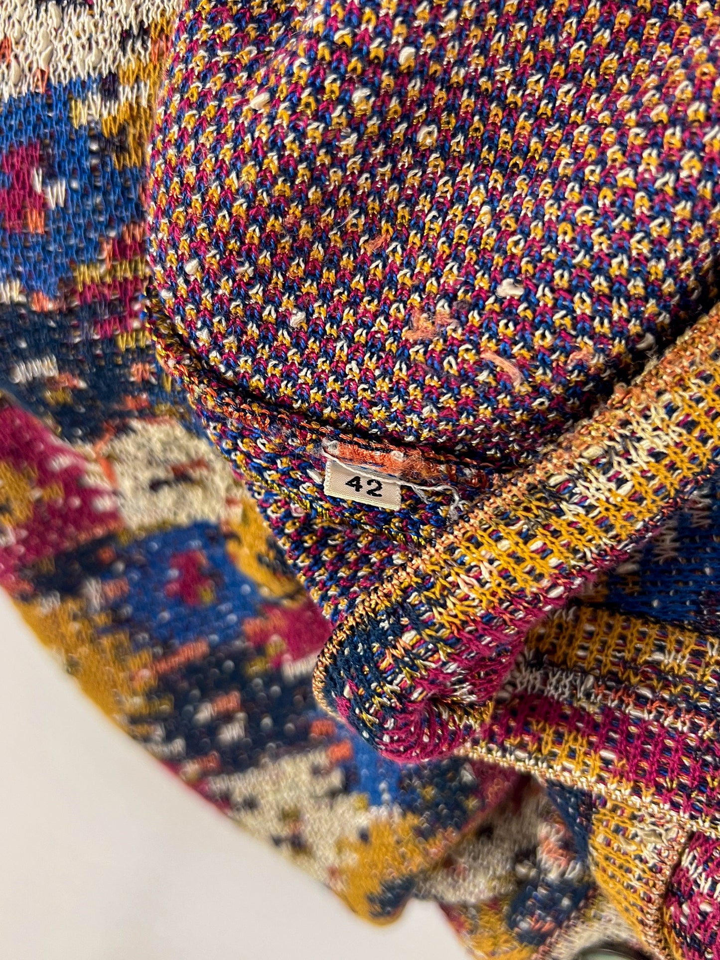 Cardigan Missoni Floreale anni '80