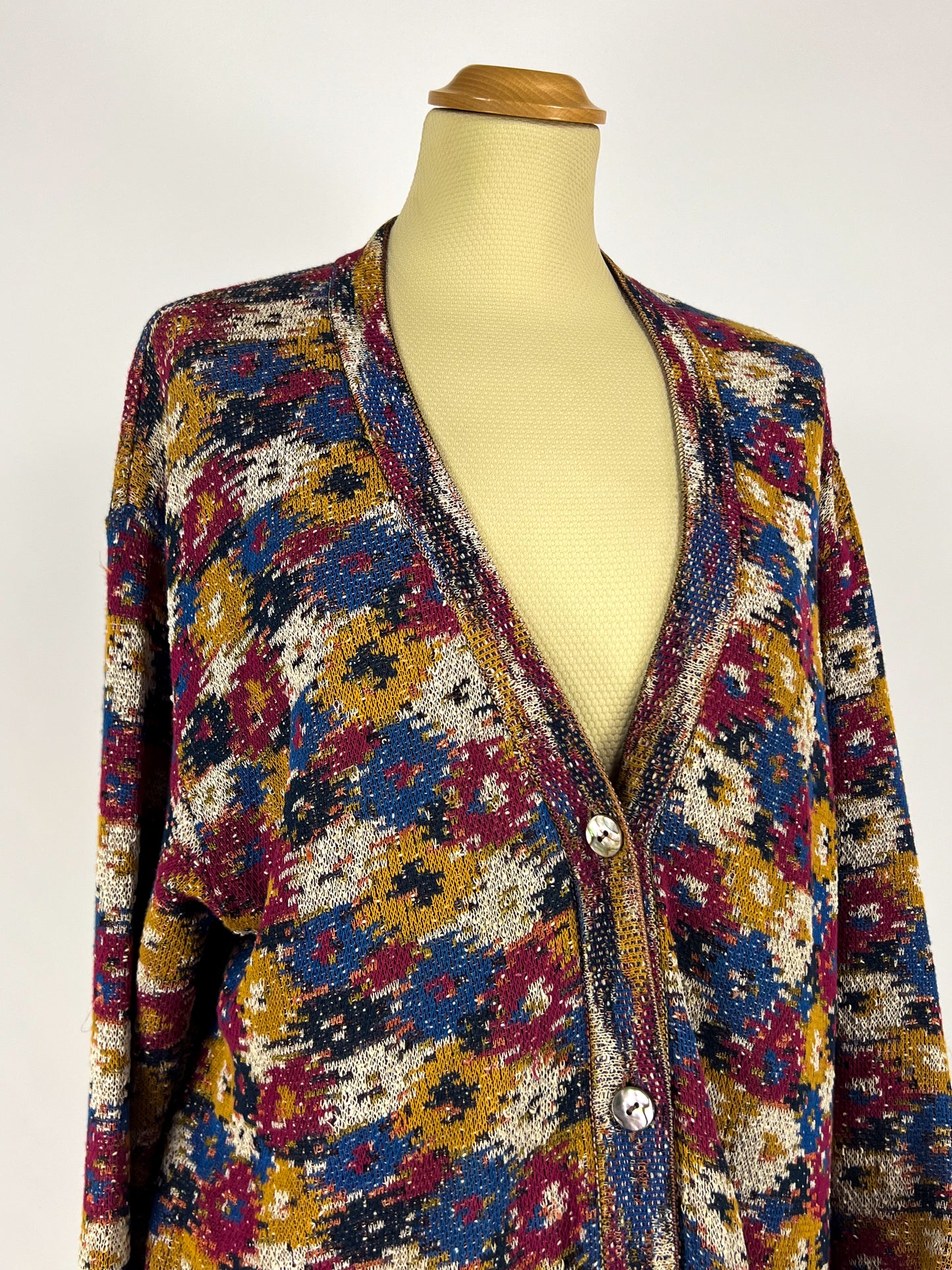 Cardigan Missoni Floreale anni '80