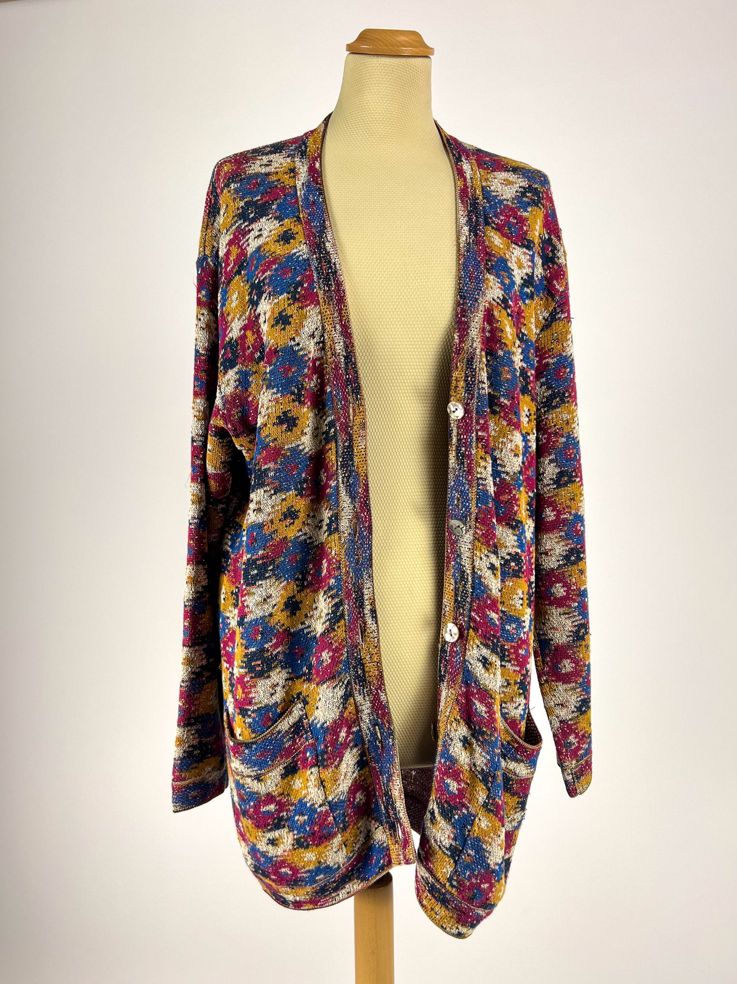 Cardigan Missoni Floreale anni '80