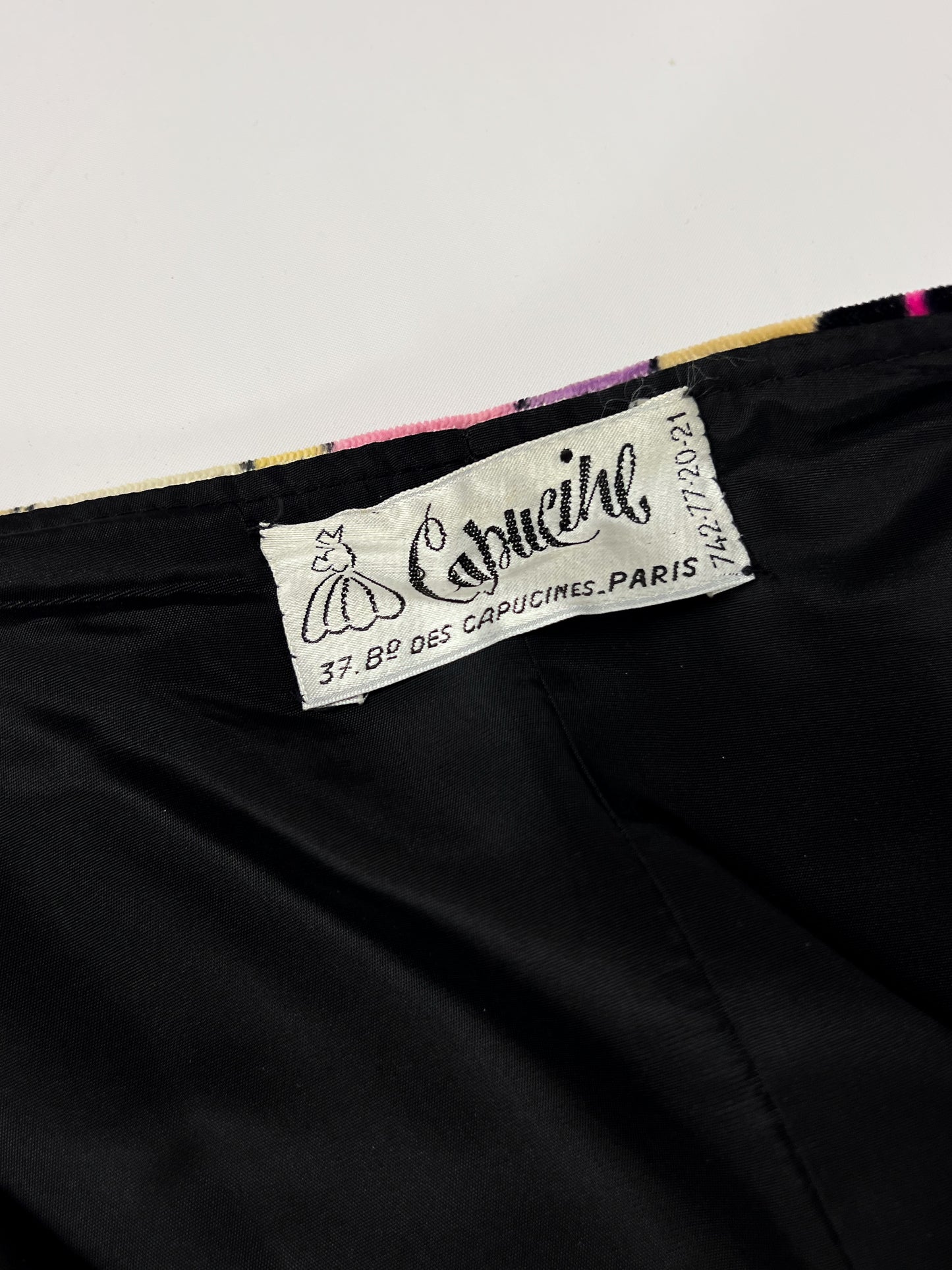 Gonna Capucine Made in France anni '70