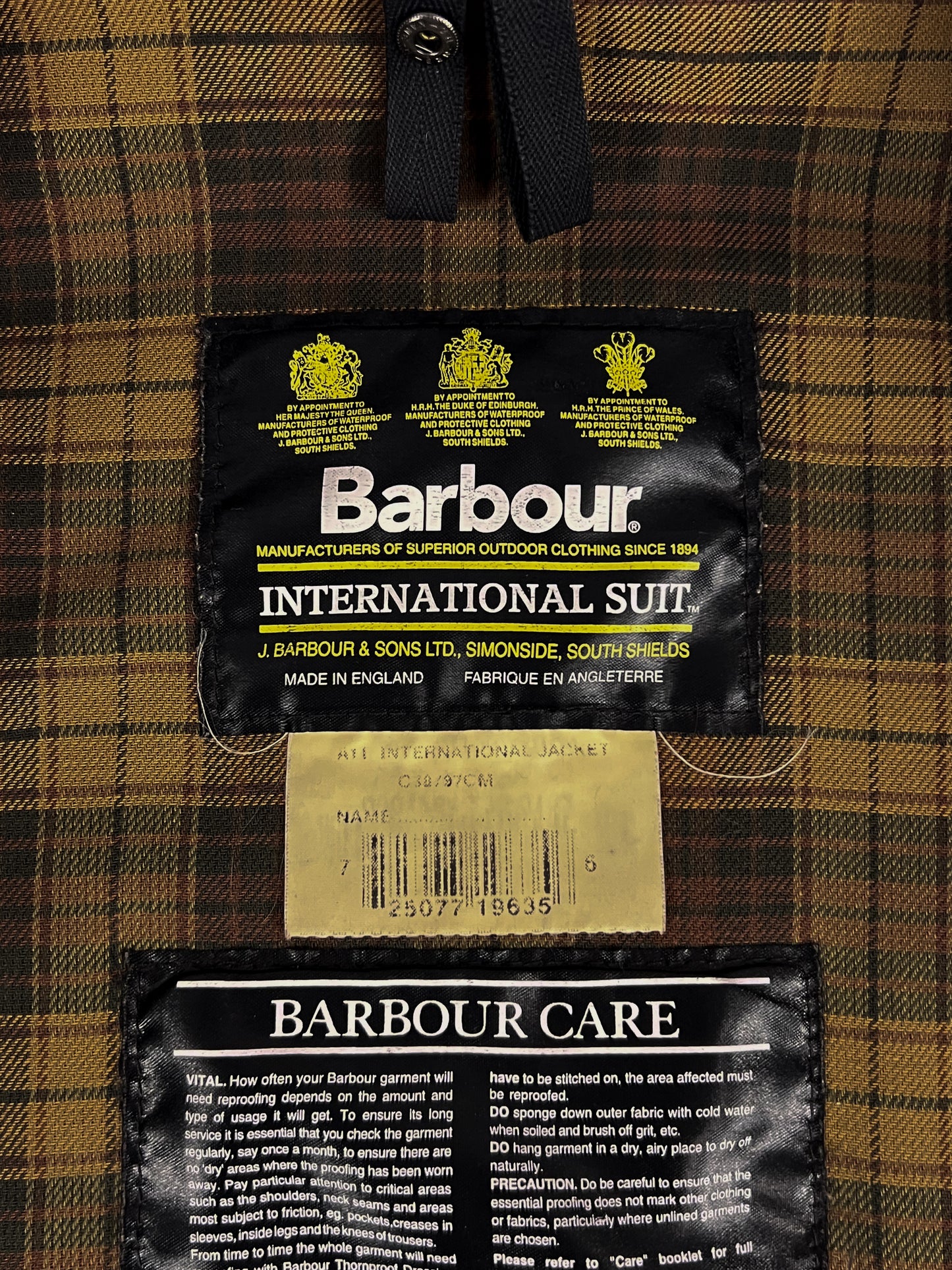 Barbour International A11 '00 C-38 (S/M)