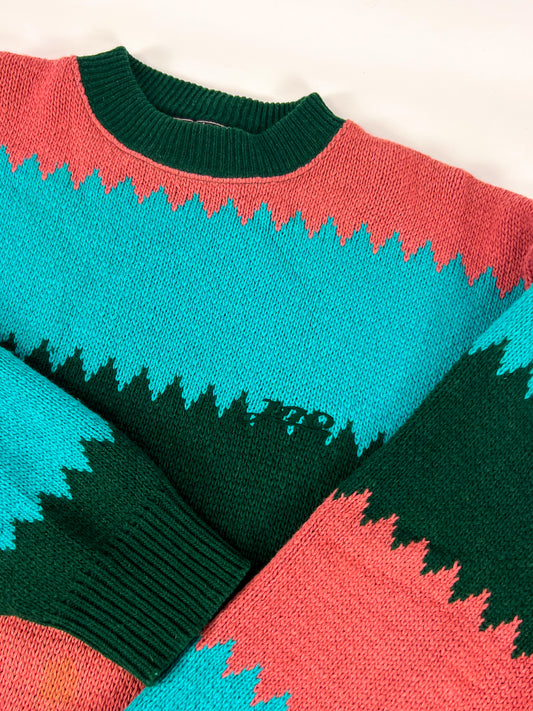 Maglione vintage J.B.O. multicolore – Styling in U.S.A.