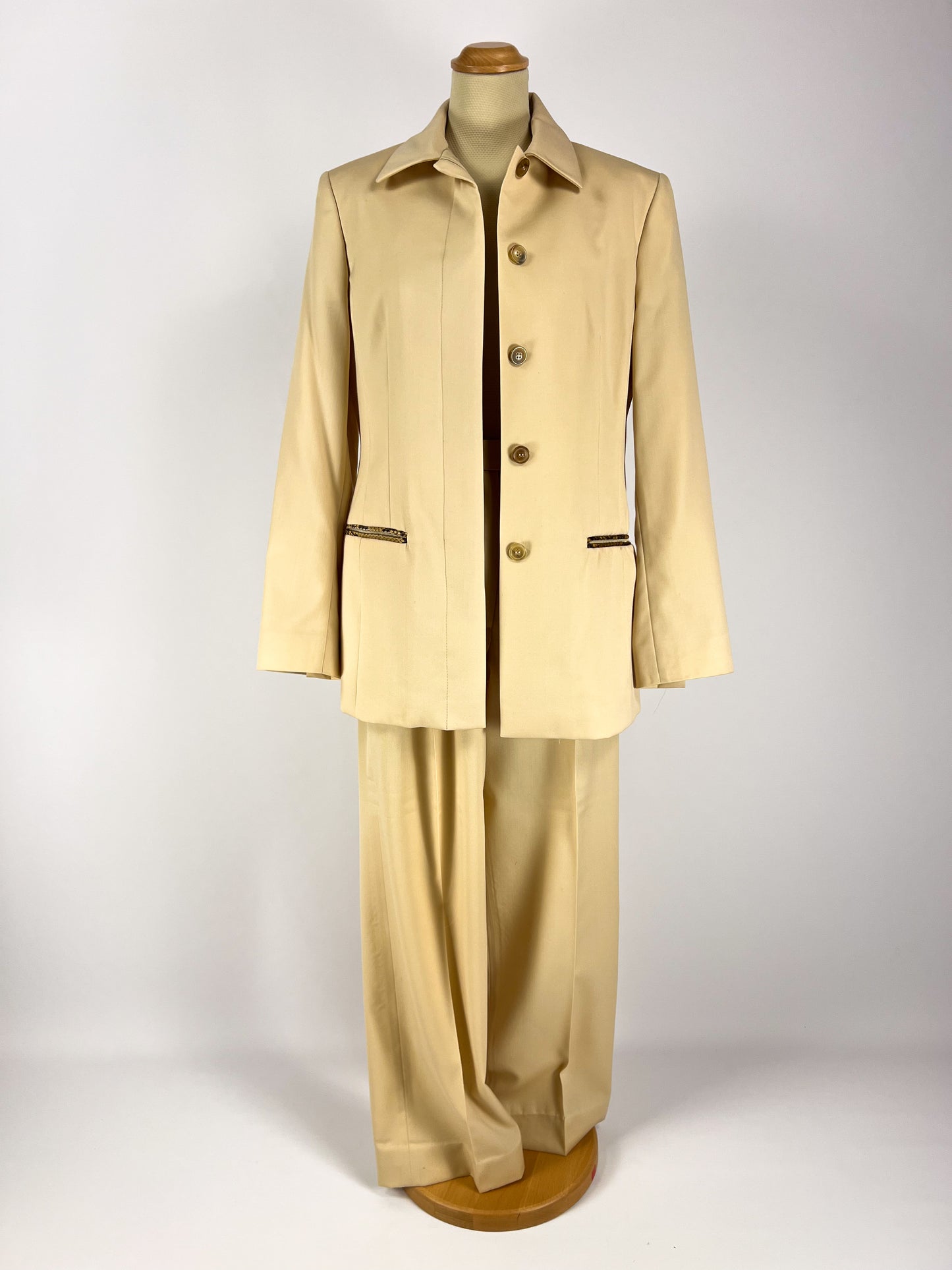 Completo Trussardi in Pura Lana - inserti in vero pitone