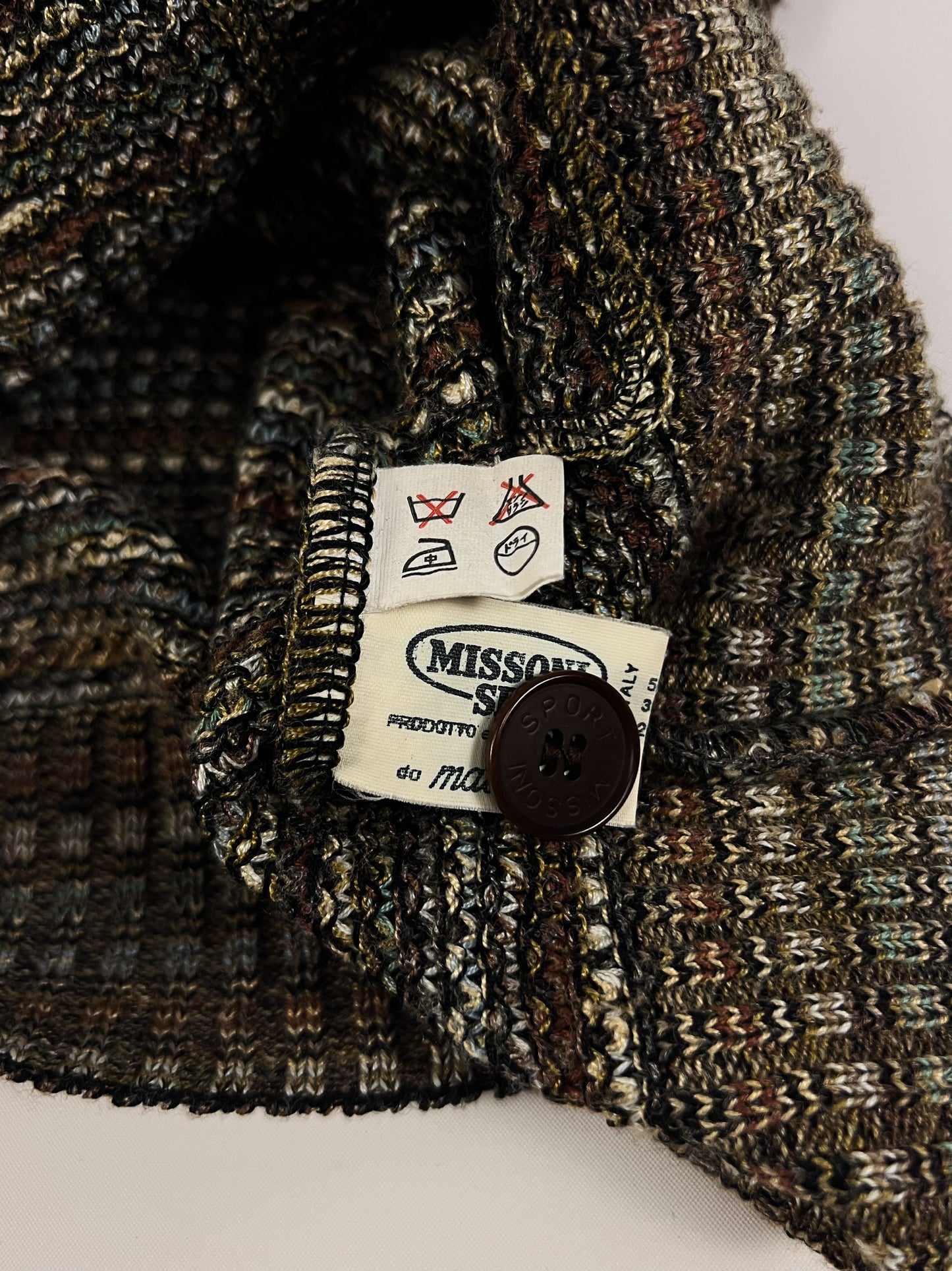 Cardigan Missoni Vintage Zig-Zag