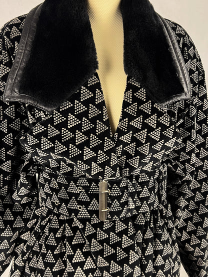 Completo Montone e Gonna Gianni Versace 1985