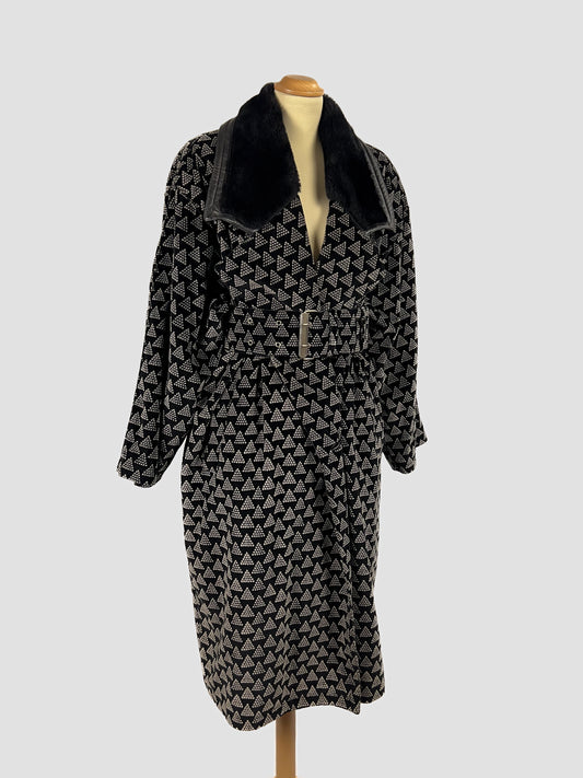 Completo Montone e Gonna Gianni Versace 1985