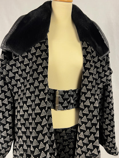 Completo Montone e Gonna Gianni Versace 1985