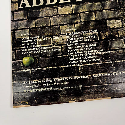 THE BEATLES – Abbey Road - 1ª Edizione Giapponese Apple AP-8815 1969 ROSSO + ERRORE DI STAMPA