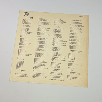 THE BEATLES – Abbey Road - 1ª Edizione Giapponese Apple AP-8815 1969 ROSSO + ERRORE DI STAMPA