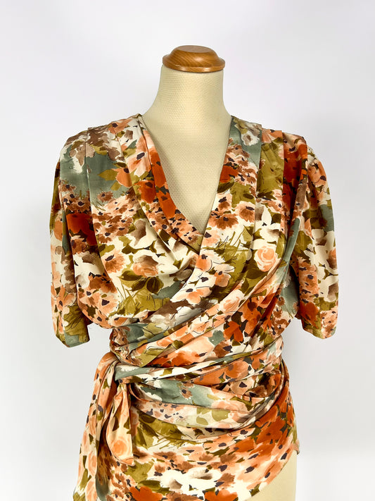 Blusa Epoca in Pura Seta anni '80